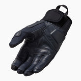 Guanti Caliber, un guanto moto con pelle e rete. Colore Dark Navy. Di REV'IT!.